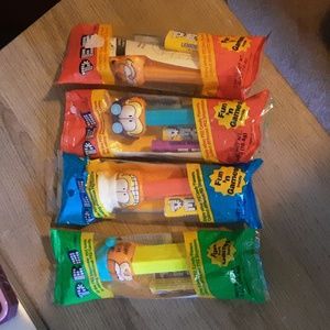 Lot of 4 Garfield Pez